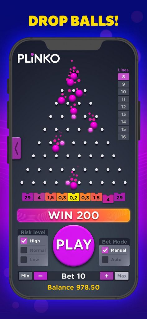 Plinko Gambling Enterprise Game ᐉ Vsaďte skutečné peníze ᐉ Výhoda 2500 $!