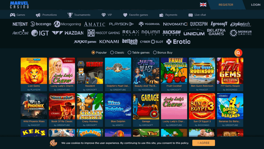 Marvel Casino: 15 Euro/$ Bonus ohne Einzahlung